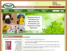 Tablet Screenshot of foleydistributing.com